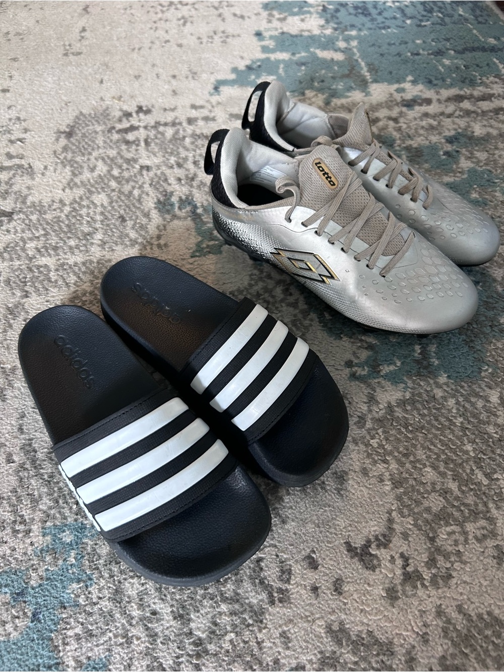 Kids Soccer Cleats & Adidas Slides